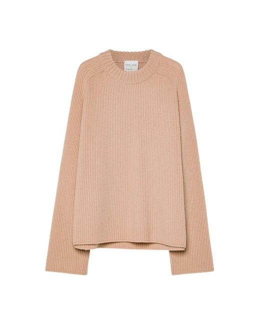 Forte_forte Natural Round-Neck Knitwear