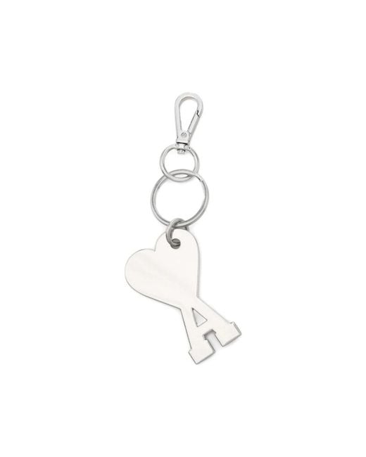 AMI White Keychains