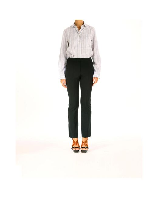 Karl Lagerfeld Black Straight Trousers