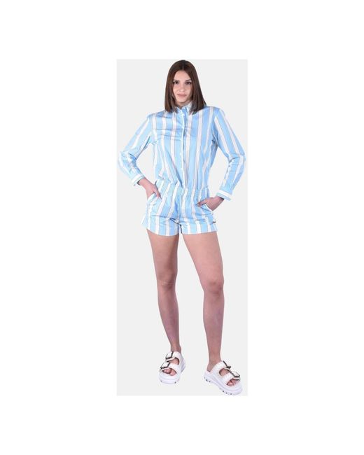 Mc2 Saint Barth Blue Short Shorts