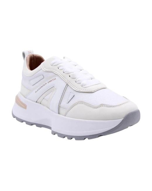 Alexander Smith White Sneakers
