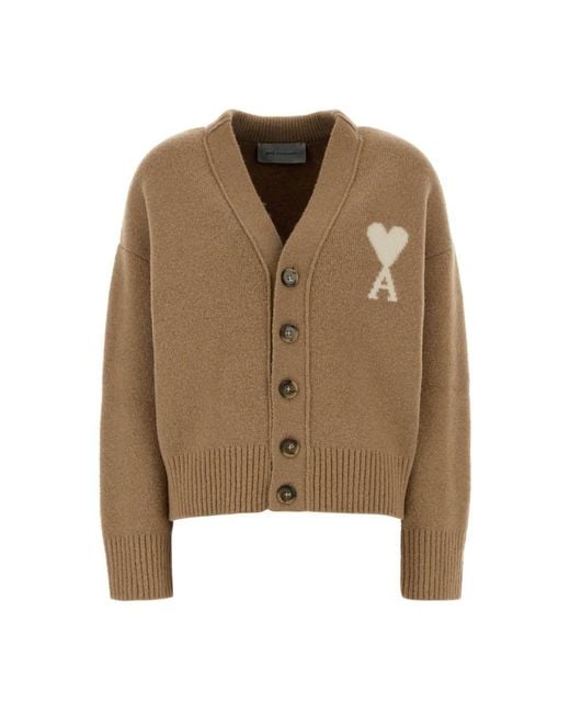 Cardigans AMI de color Brown