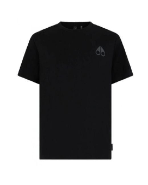 T-Shirts di Moose Knuckles in Black da Uomo