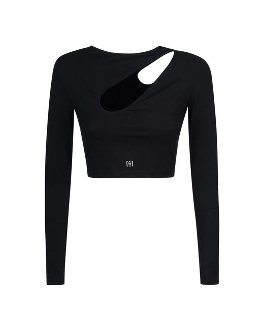 Long sleeve tops di Wolford in Black