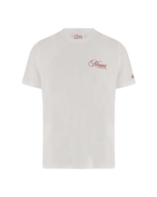 Mc2 Saint Barth White T-Shirts for men