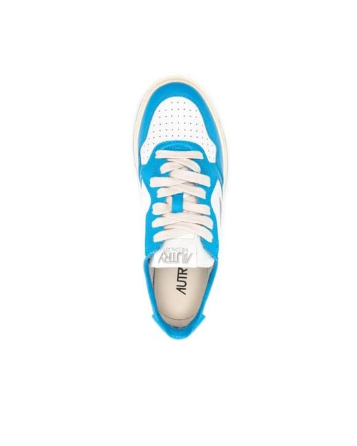 Autry Blue Medalist 01 Low Sneakers