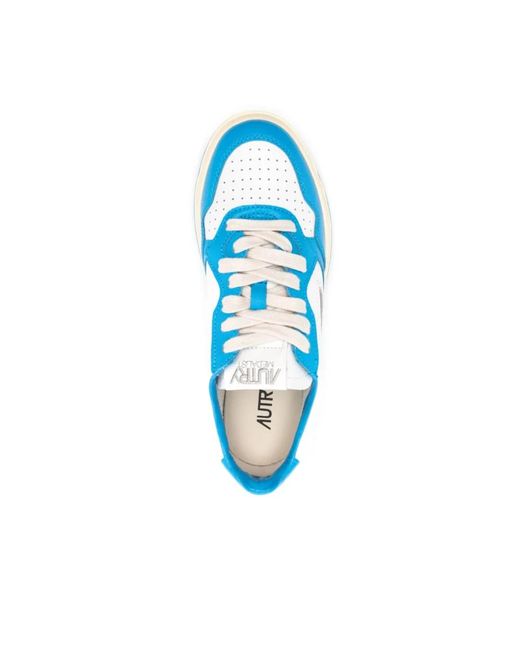 Autry Blue Medalist 01 Low Sneakers