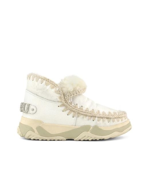 Mou Natural Winter Boots