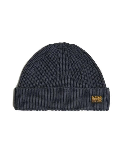Beanies G-Star de hombre de color Blue