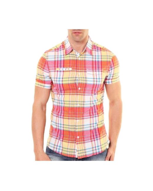 Pepe Jeans Kurzarmhemden in Red für Herren