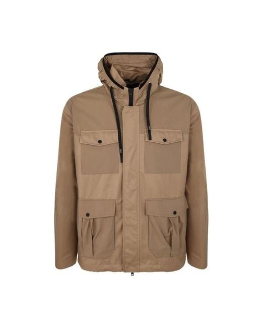 Herno Brown Light Jackets for men