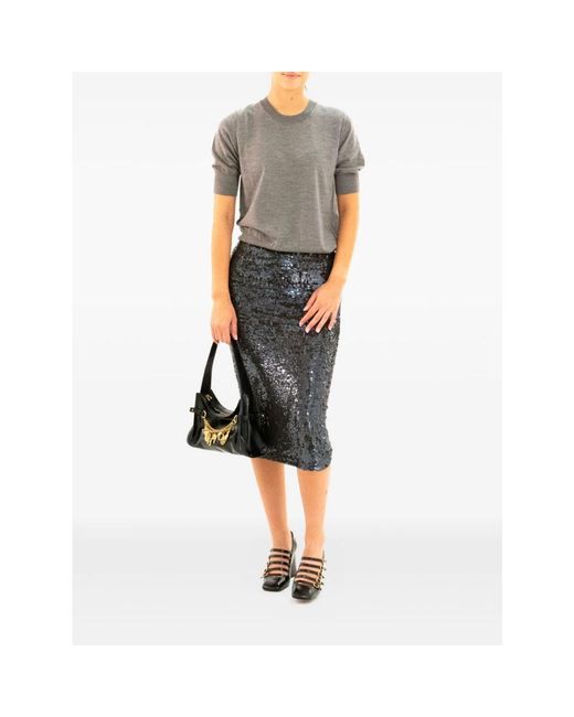 P.A.R.O.S.H. Midi Skirts in het Gray