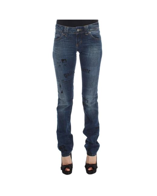 John Galliano Blue Slim-Fit Jeans