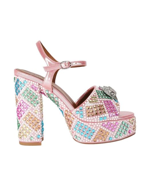 Shoes > sandals > high heel sandals Kurt Geiger en coloris Pink