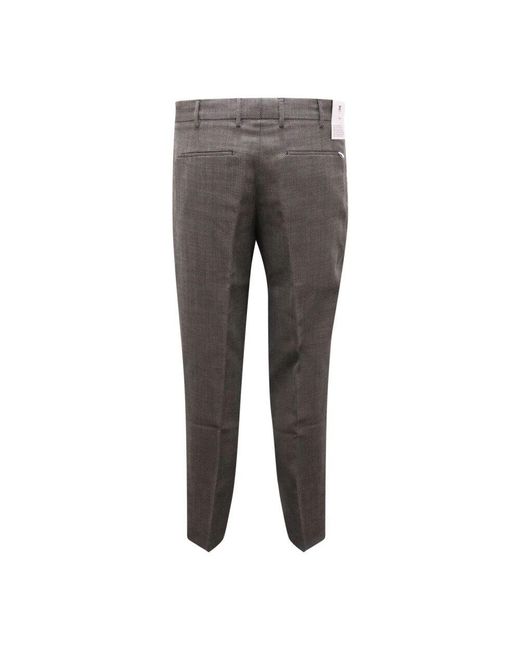 PT01 Wollhose Mit Mikromuster in Gray für Herren