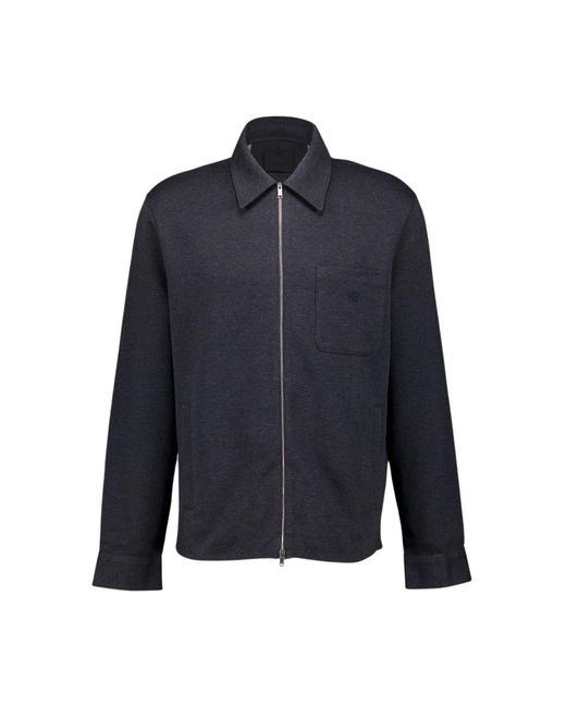 Givenchy Blue Light Jackets for men