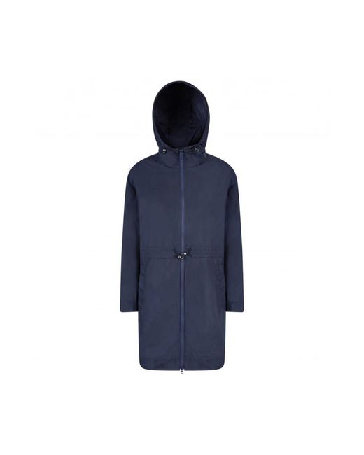 Geox Blue Parkas,winter jackets