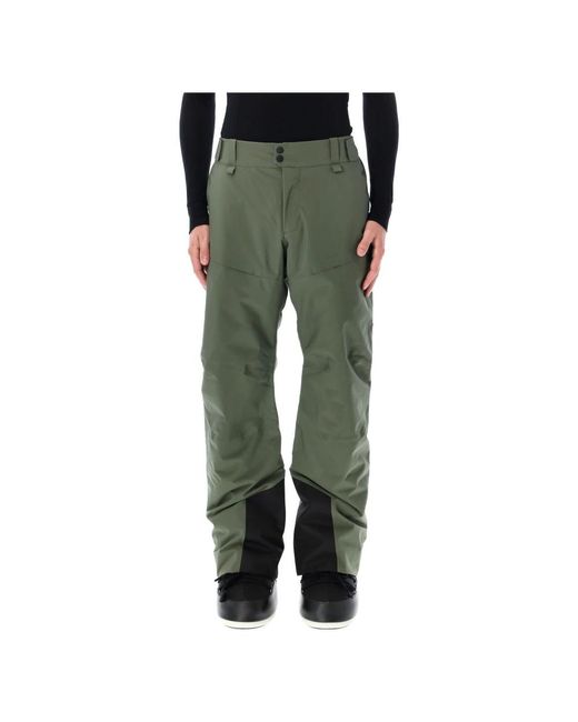 Peak Performance Green Straight Trousers for men