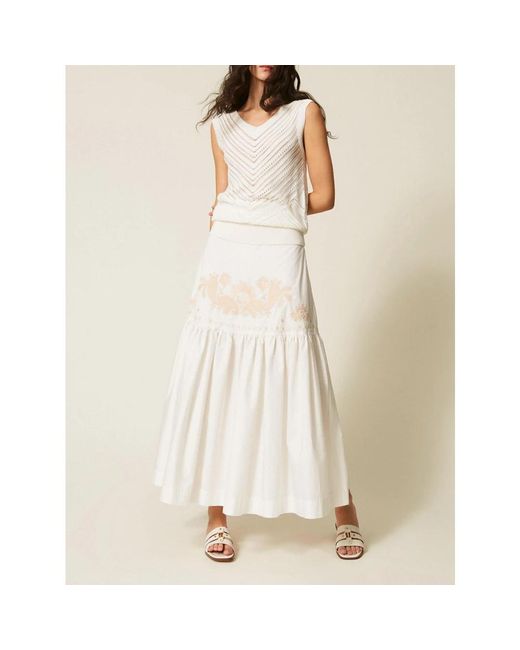Actitude Longuette Rok in het White