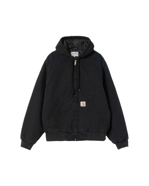 Carhartt Hoodies & Sweatvesten ,Zwart ,Og Active Jacket in het Black voor heren