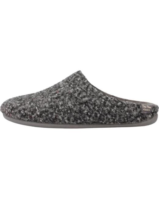 Toni Pons Slippers in het Black voor heren