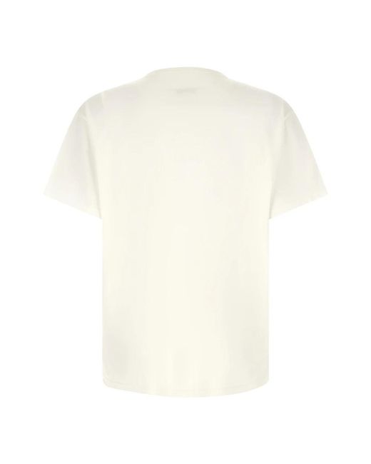 MM6 by Maison Margiela White T-Shirts for men