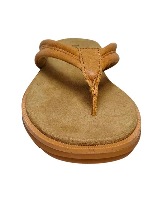Timberland Metallic Flip Flops