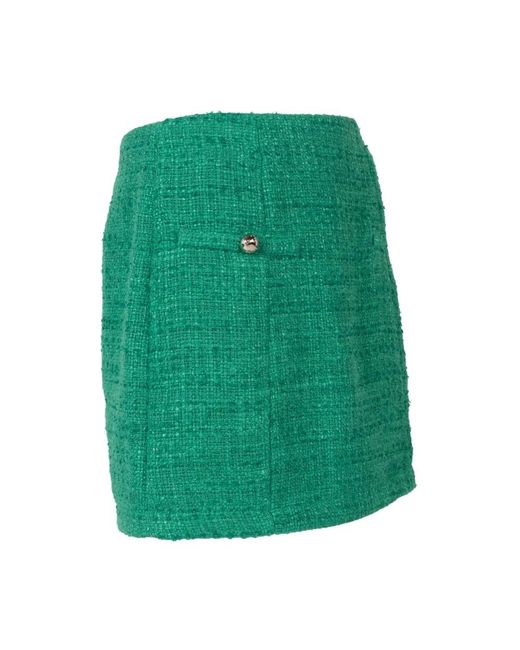 Guess Rokken ,Groen ,Polyester Klassieke Rok in het Green