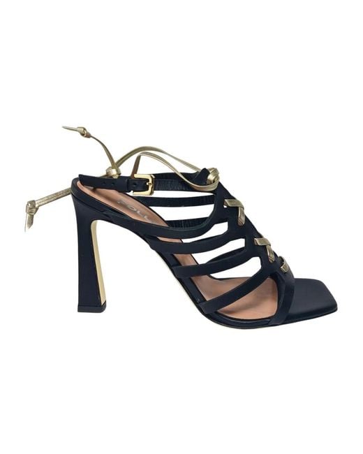 Pollini Blue Sandale Aus Leder