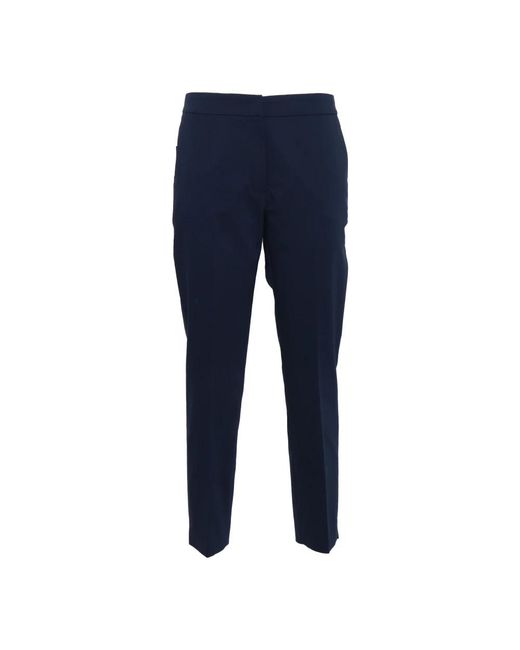 Clips Blue Slim-Fit Trousers