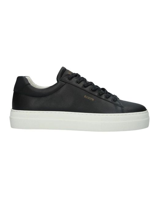 Blackstone Black Low-Top Sneaker