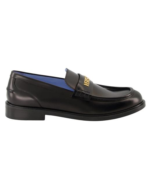 Loafers di Versace in Black da Uomo