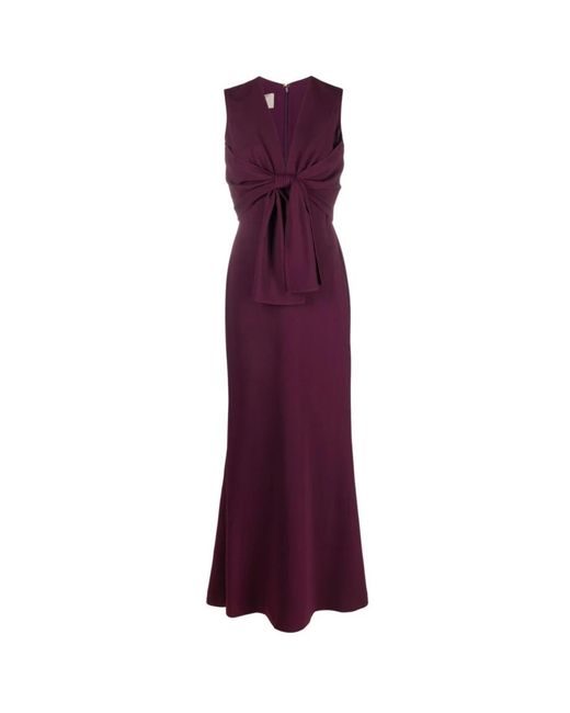 Elie Saab Purple Maxi Dresses