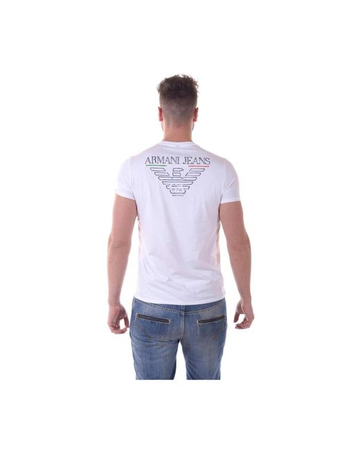 Armani Jeans Purple T-Shirts for men