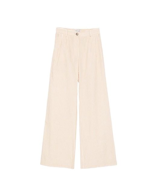 Ermanno Scervino Natural Wide Trousers