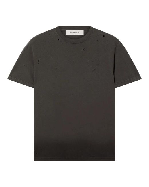 Golden Goose Deluxe Brand Black T-Shirts for men