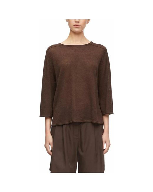 Comma, Brown Rundhals-Pullover