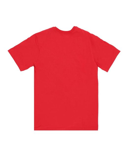Nike Fitness ,Rood ,Katoen Chicago Bulls Logo T-Shirt in het Red voor heren
