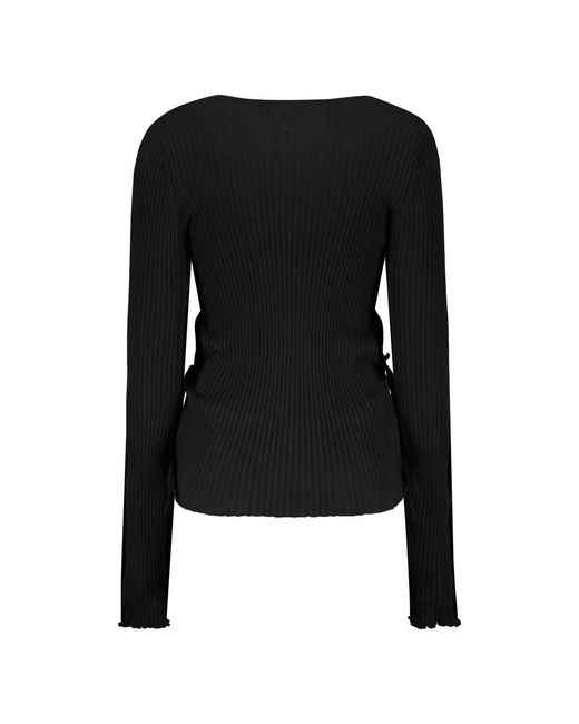 Bottega Veneta Black V-Neck Knitwear