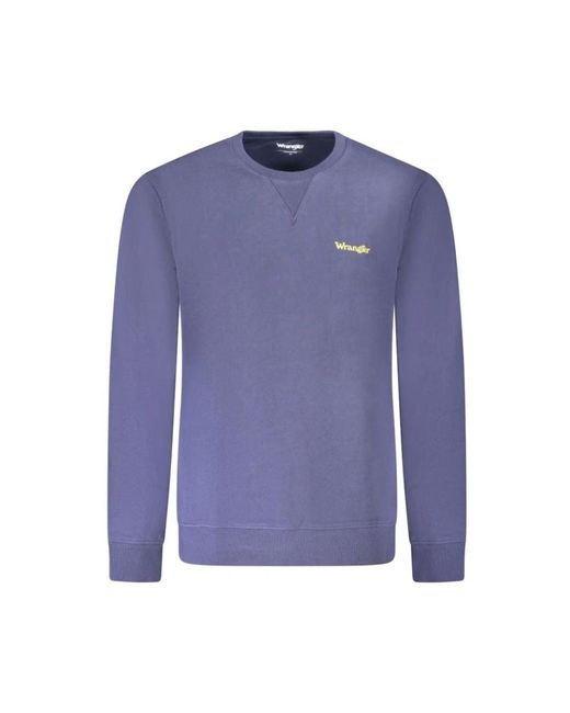 Wrangler Sweatshirts in het Blue voor heren