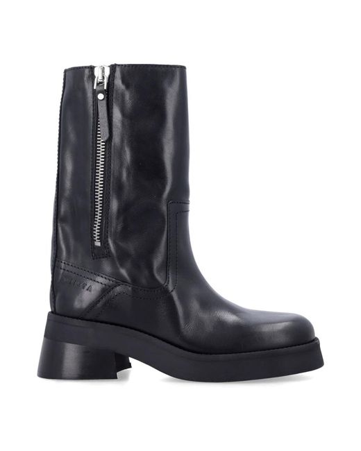 Miista Black High Boots