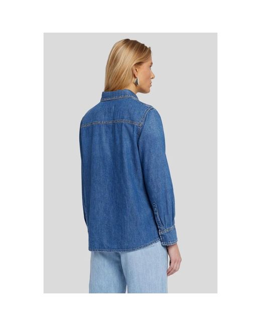 7 For All Mankind Blue Denim jacke 7 for all kind