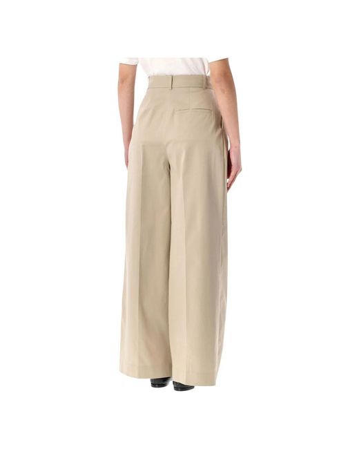 Anine Bing Natural Wide Trousers