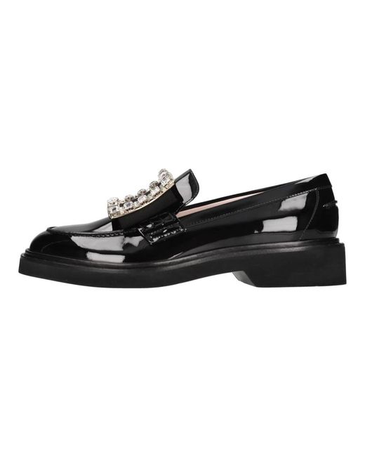 Roger Vivier Platte Schoenen Zwart in het Black