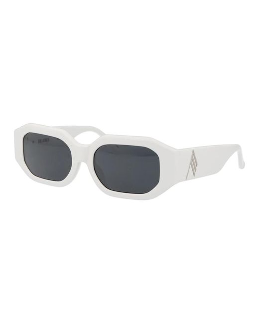 The Attico White Sunglasses