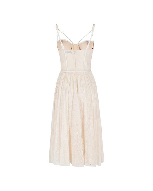 Elisabetta Franchi White Midi Dresses