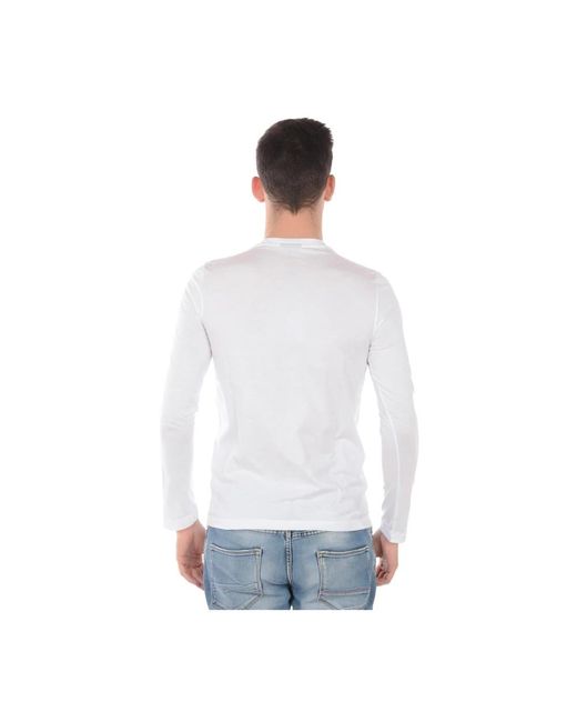 Tops > long sleeve tops Emporio Armani pour homme en coloris White