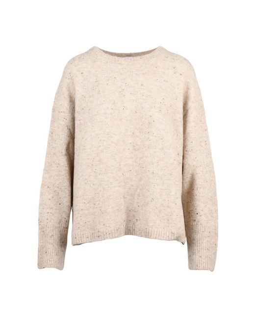 Marella Natural Round-Neck Knitwear