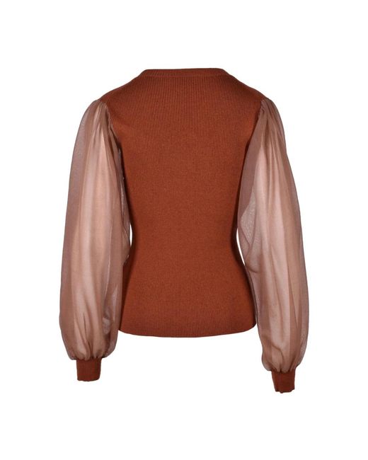 Ulla Johnson Round-Neck Knitwear in het Brown