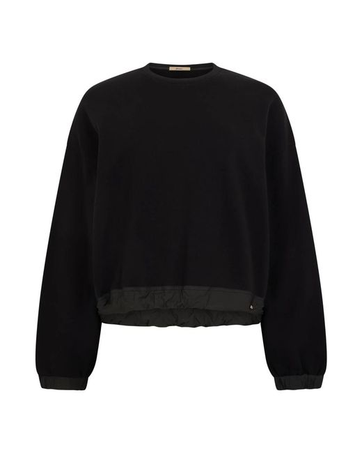 Herno Black Sweatshirts